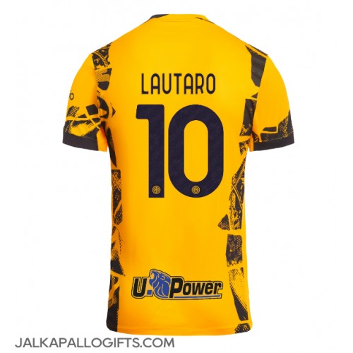 Inter Milan Lautaro Martinez #10 Kolmaspaita 2024-25 Lyhythihainen